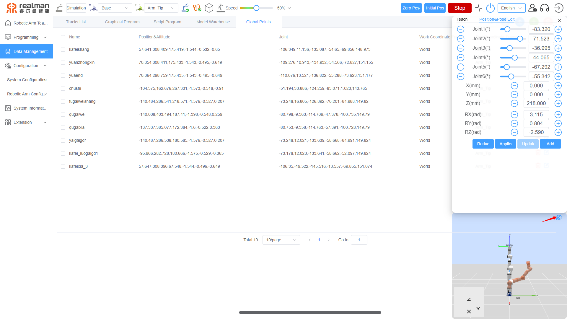 Observing waypoint status