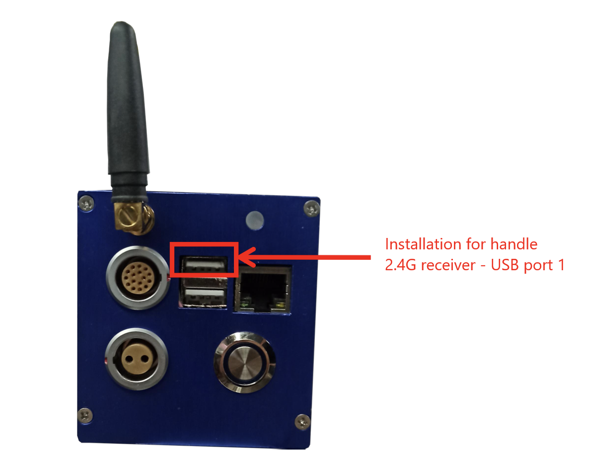 Installation of handle receiver