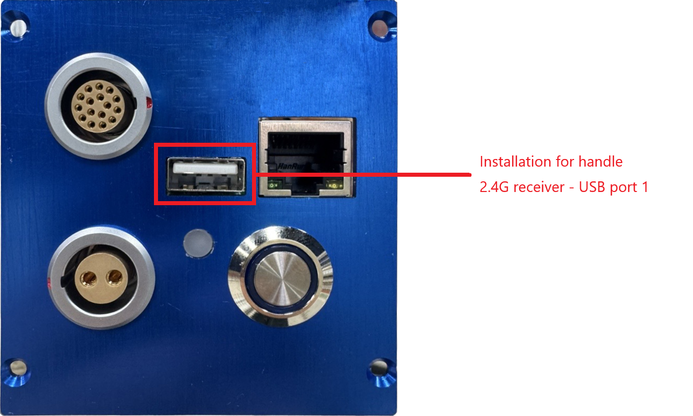 Installation of handle receiver