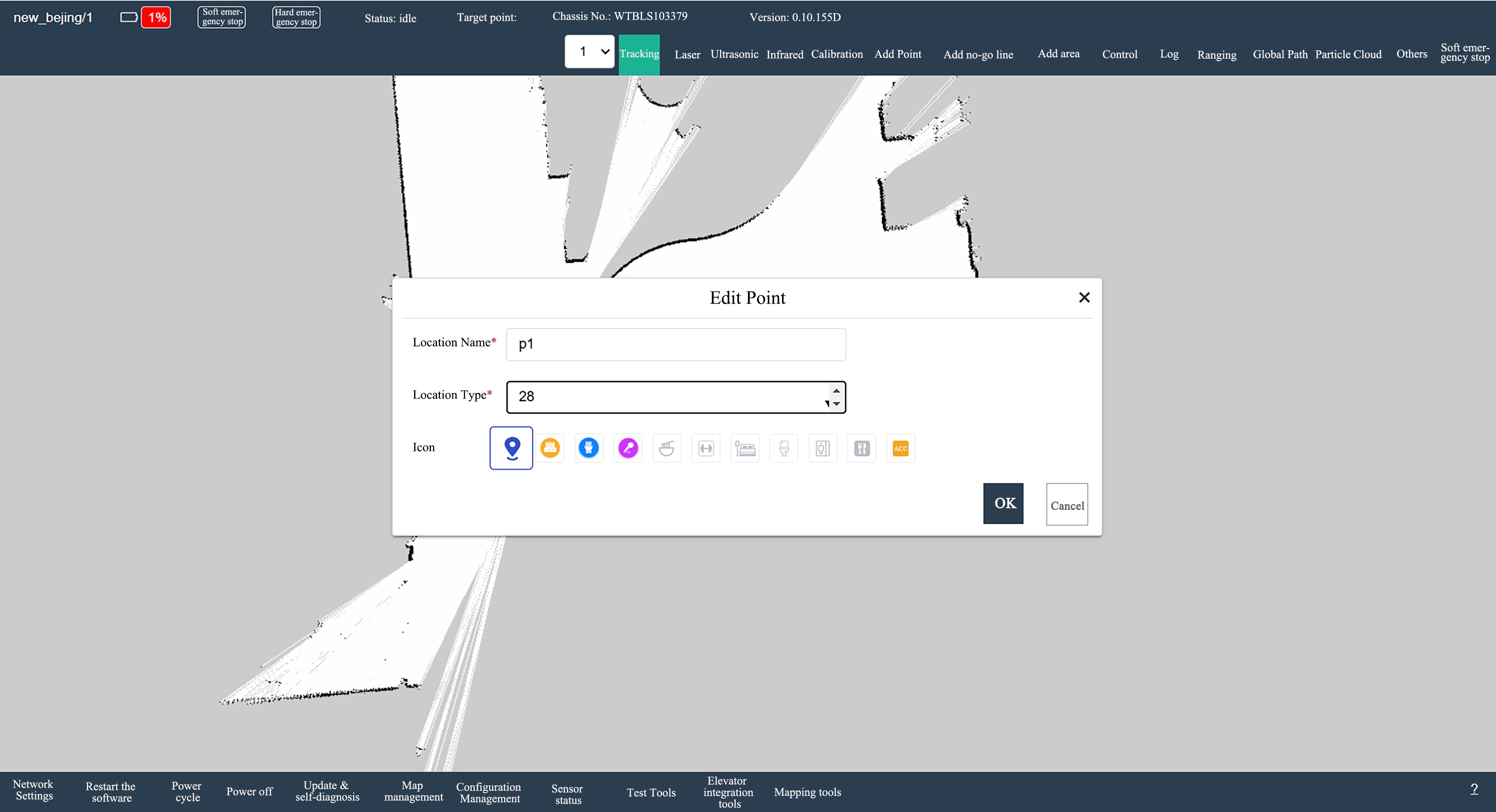 Calibrating the point