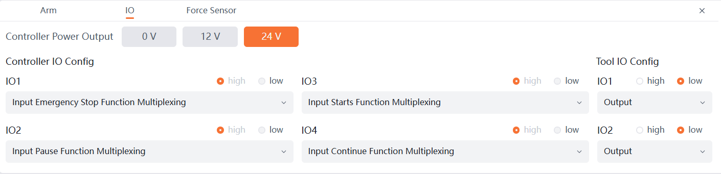 Set IO