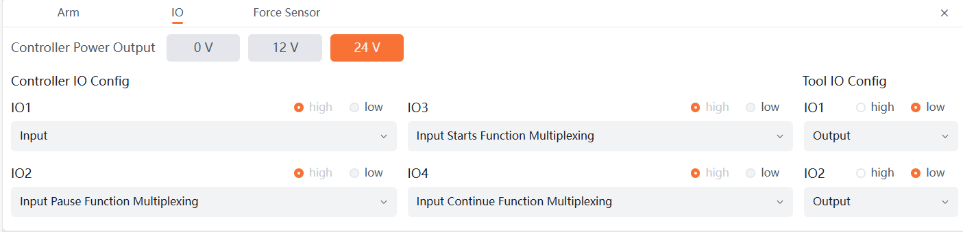 Set IO