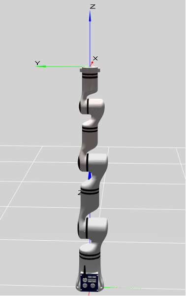 End effector flange center frame