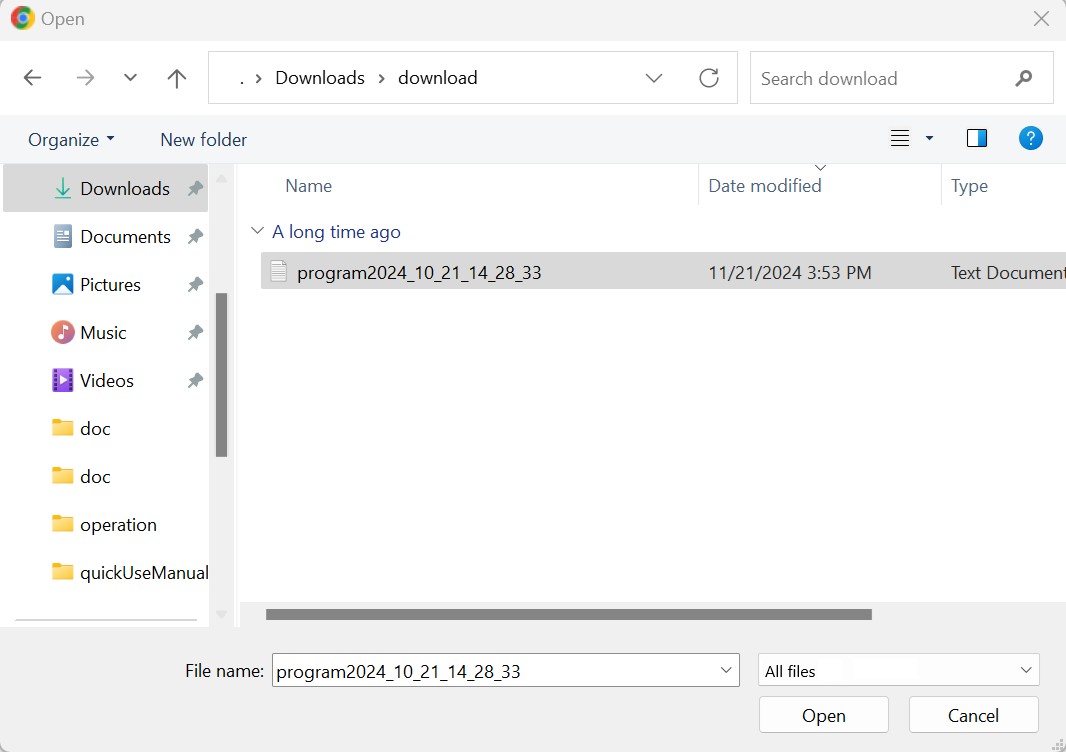Local file import 2