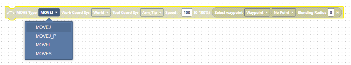Move command parameter