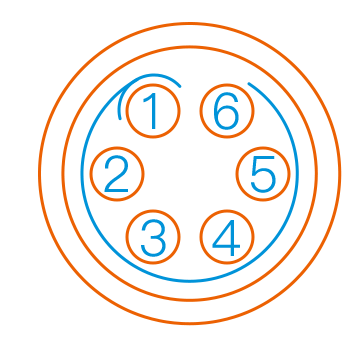 Definitions of external pins of tool end aerial plug