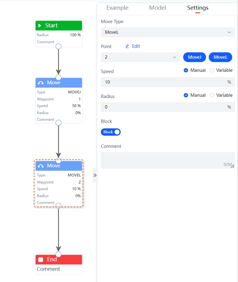 MOVEL移动程序示例