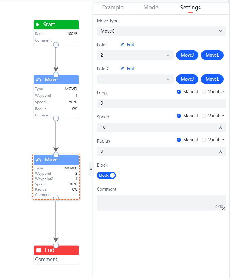MOVEC移动程序示例